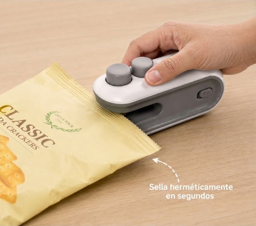 Sellador de bolsas mini portatil