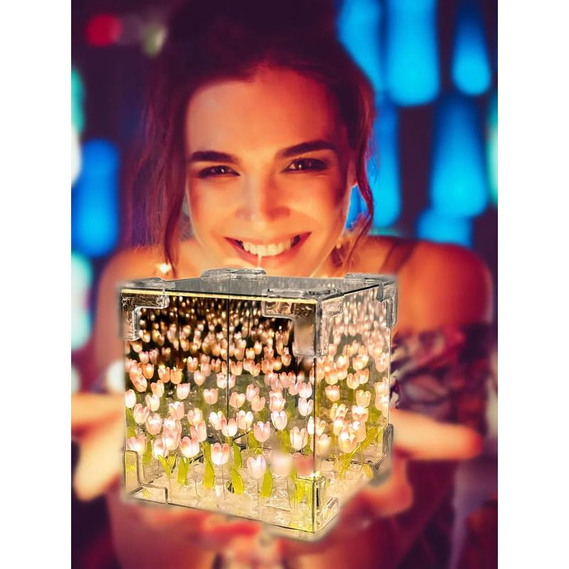 Lampara De Tulipanes infinitos