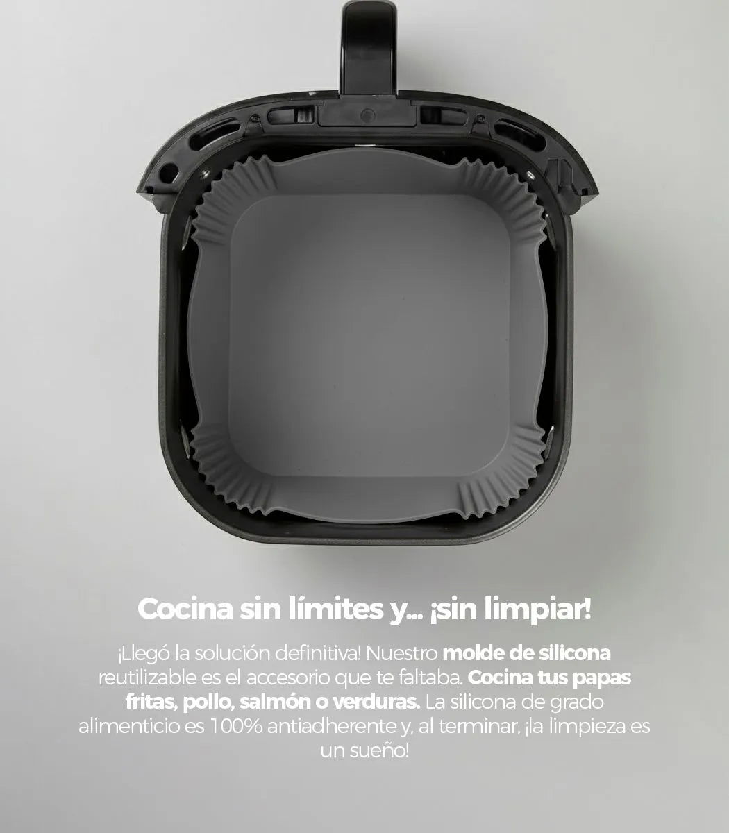 Bandeja De Silicona Airfryer Cuadrada