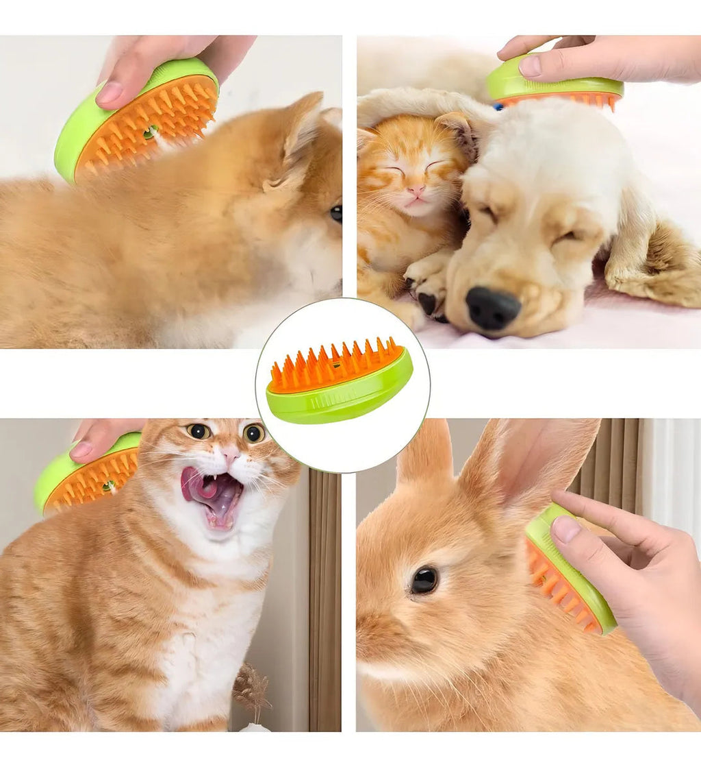 Cepillo,peine a vapor relajante Para Mascotas