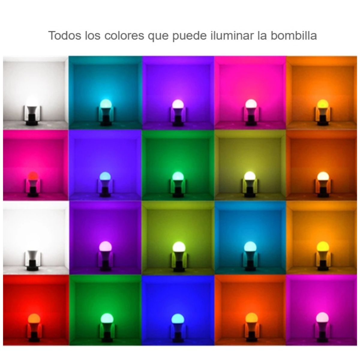 Ampolleta Inteligente Rgb con  Control