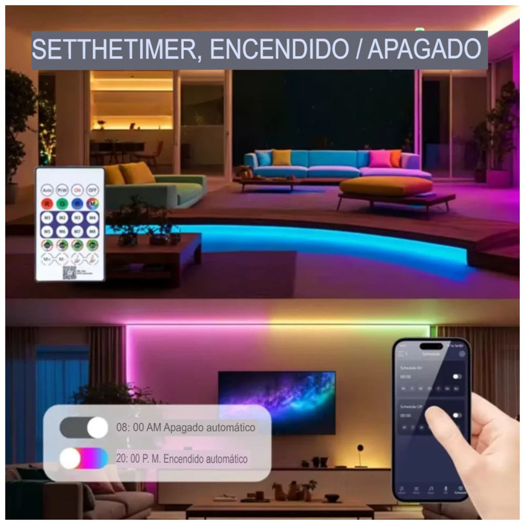 Tiras Luces Neon 360 Rgb