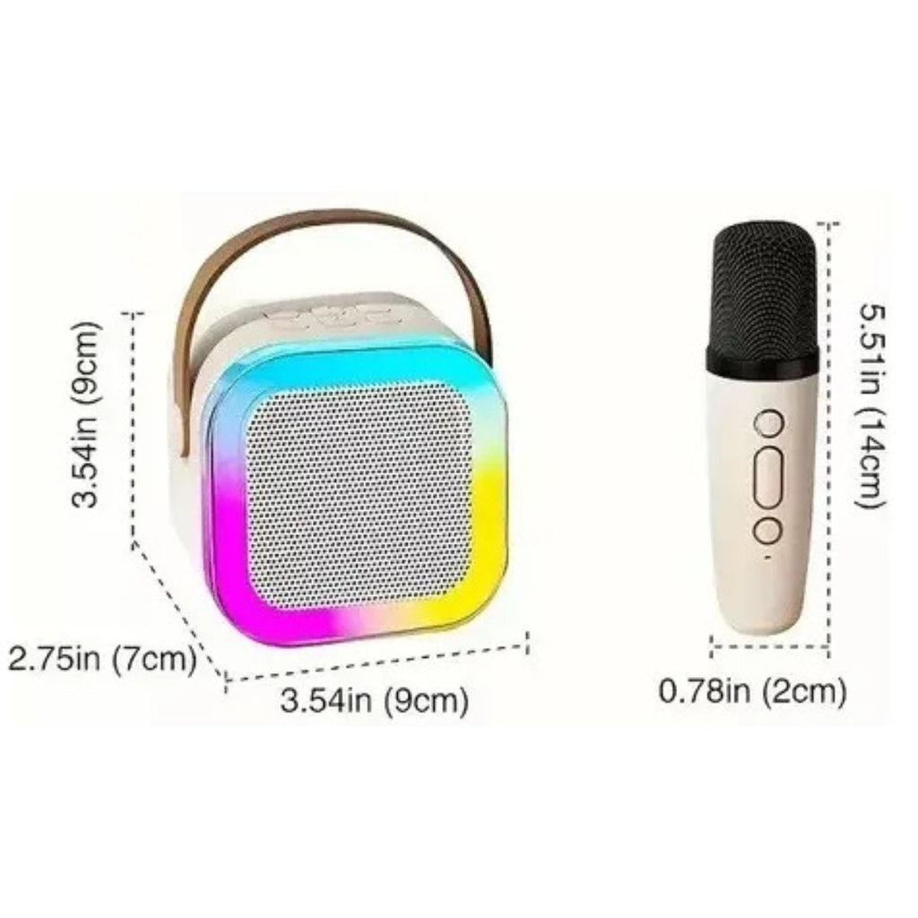 Microfono Karaoke Mini Altavoz Led