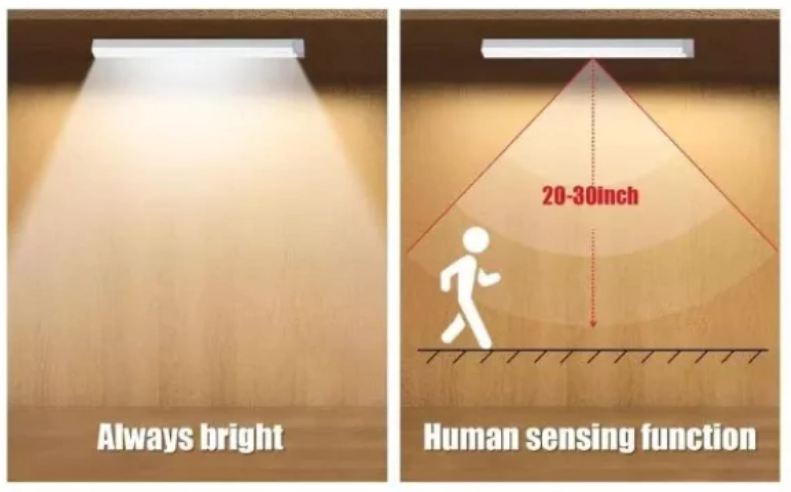 Barra Led Recargable Usb Luz Cálida 50cm