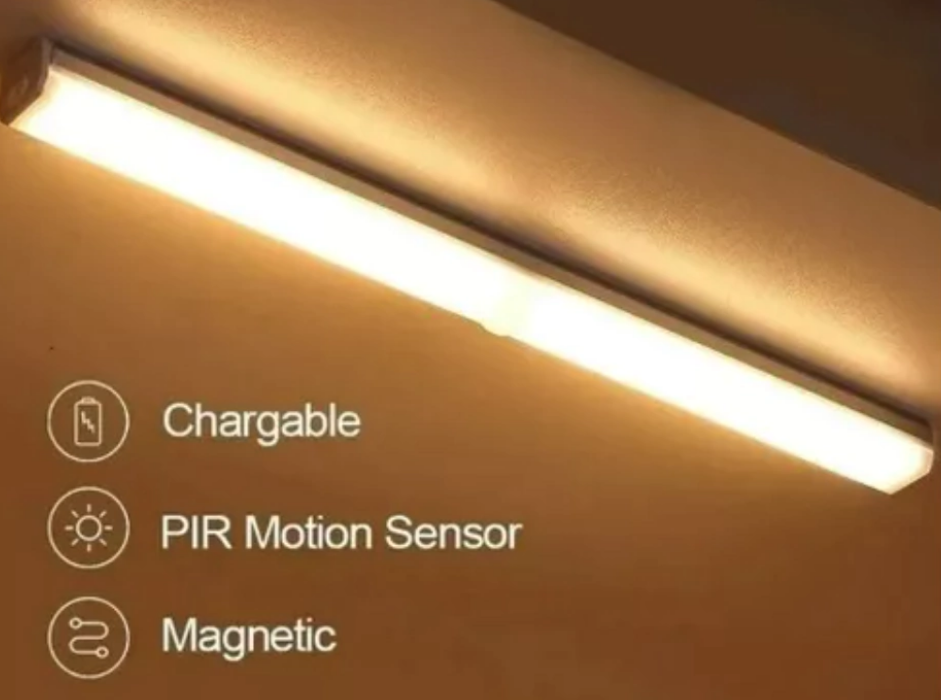 Barra Led Recargable Usb Luz Cálida 50cm