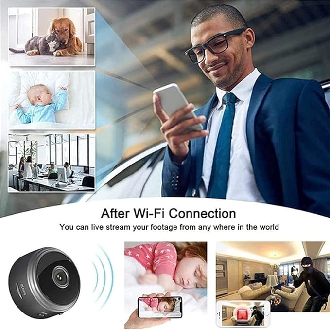 Mini Camara Wifi con Alta Resolucion