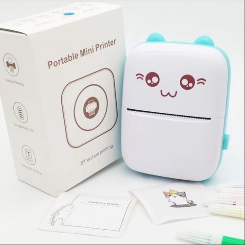 Mini Impresora Con Camara Gatito