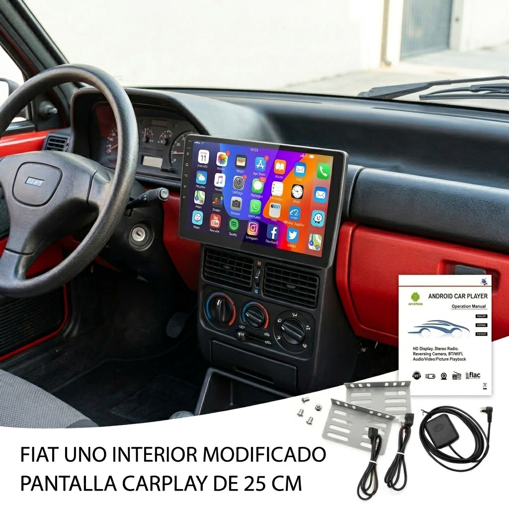 Estéreo para Auto + 10" Pantalla Táctil