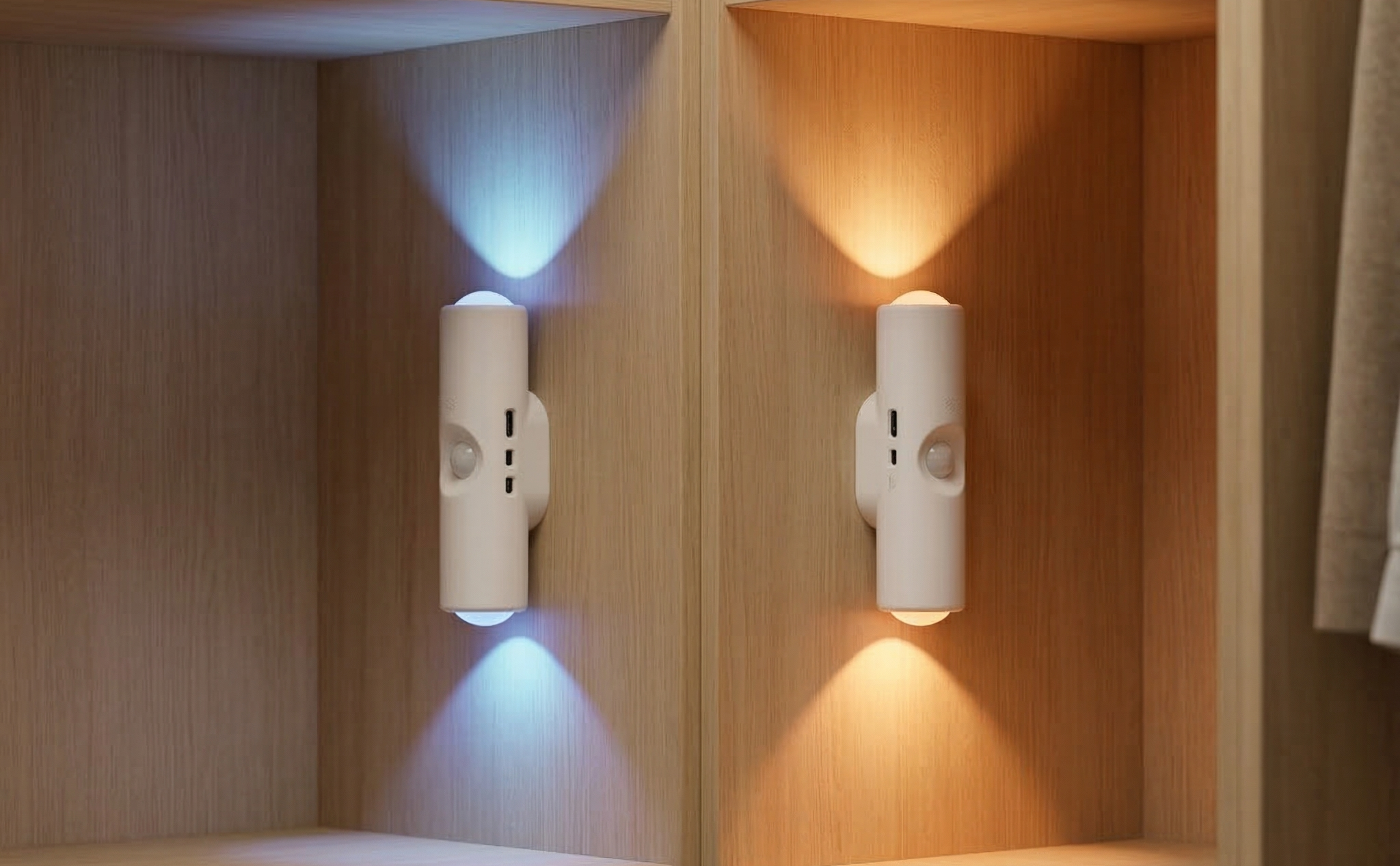 Lampara De Armario Con Sensor Rgb