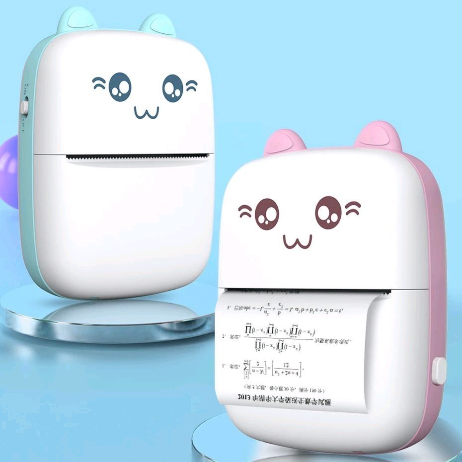 Mini Impresora Con Camara Gatito