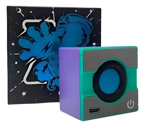 Mini Parlante Bluetooth Portatil color Azul