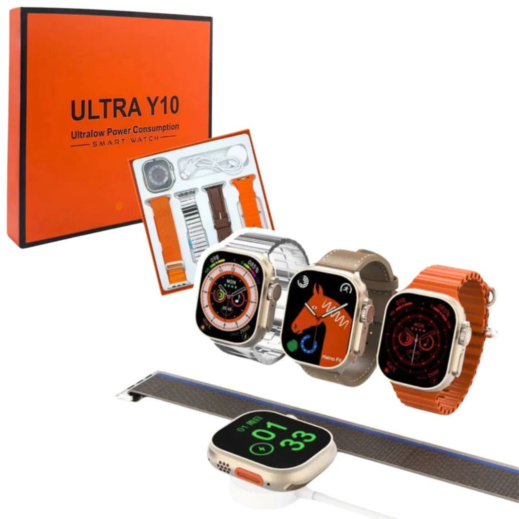reloj smartwatch con 4 mallas