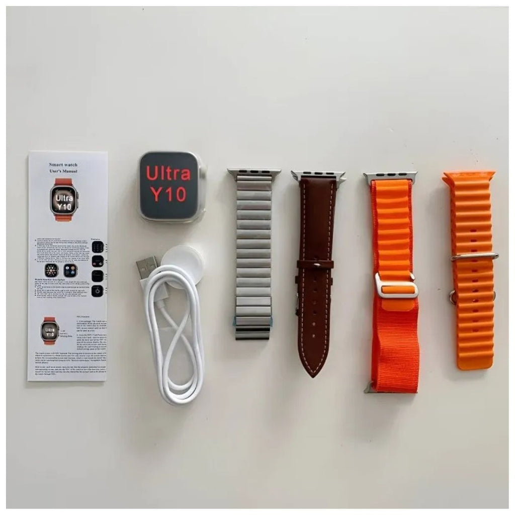reloj smartwatch con 4 mallas